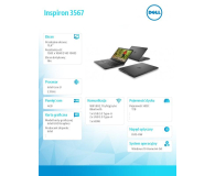 Dell Inspiron 3567 i3-7020U/4GB/1000/Win10 FHD - 447250 - zdjęcie 2